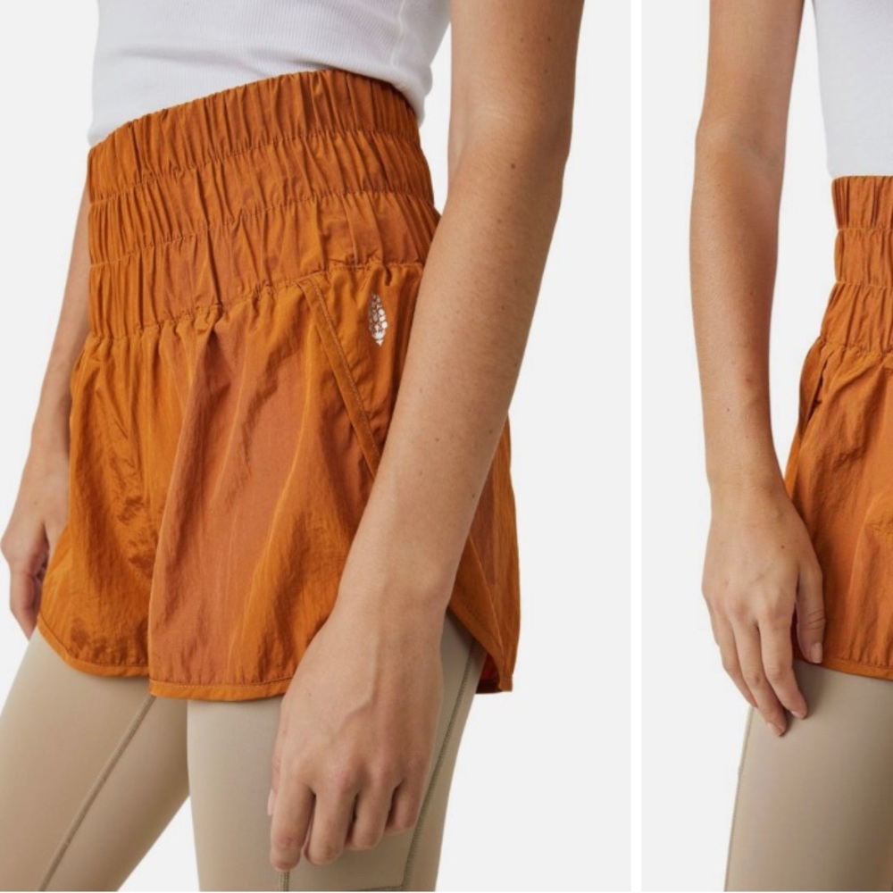 Free People the way home shorts in burnt orange